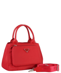 Fashion Nylon Satchel Bag GLV-0103 RED